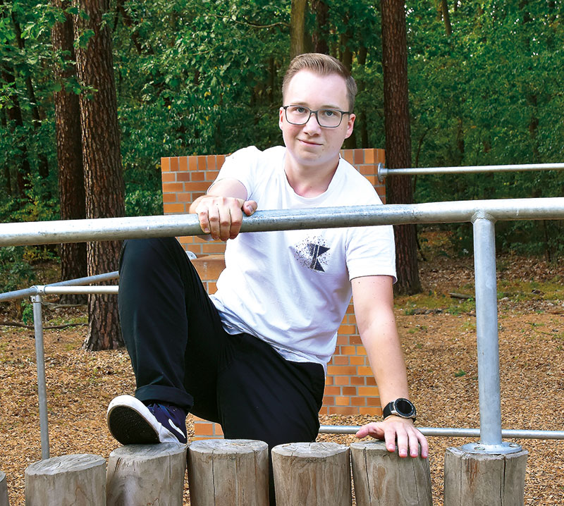 Foto von Jonas Schäfer und Jonas Kreschnak, Parkour-Verein, Kleinmachnow