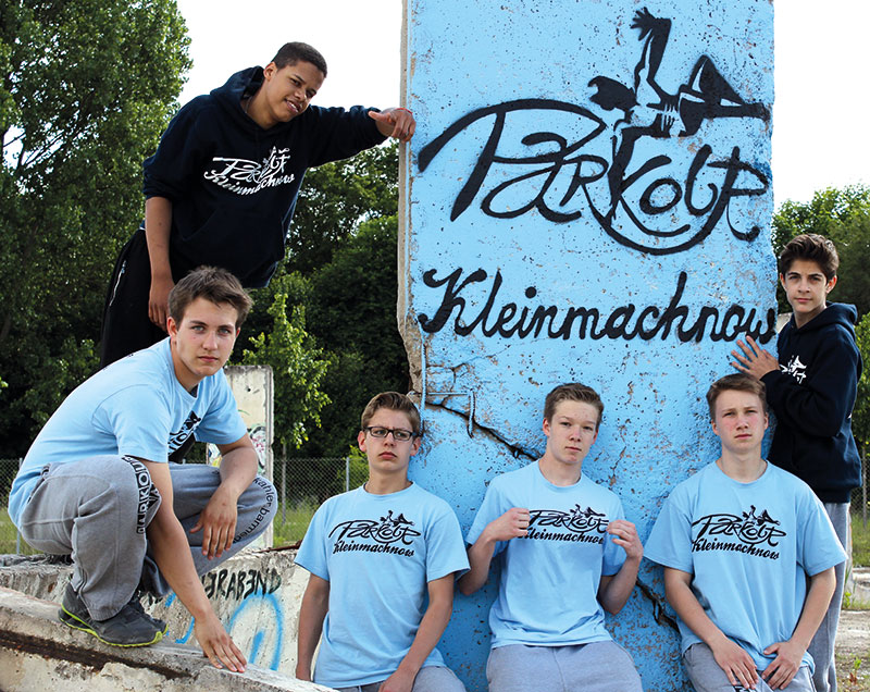 Foto von Jonas Schäfer und Jonas Kreschnak, Parkour-Verein, Kleinmachnow