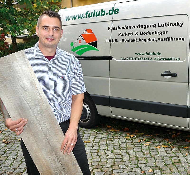 Foto von Sebastian Lubinsky von der Firma Fußbodenverlegung Lubinsky