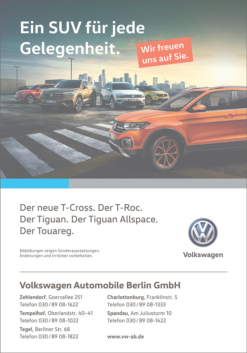 Foto von der Firma Volkswagen Automobile Berlin GmbH; Tempelhof