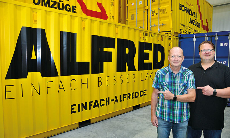 Foto von Matthias Meckel und Randolf Haß von der Firma ALFRED Partner von BORKOWSKI UMZÜGE