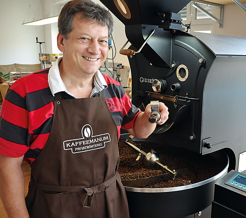 Foto von Volker Behrendt von der Firma KAFFEEMANUM – Privatrösterei