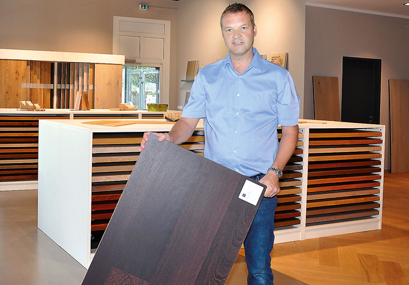 Foto von Bas Verbakel von der Firma Akzent Parkett Showroom Europarc Dreilinden