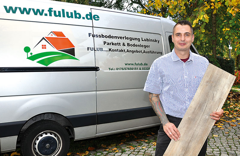 Foto von Sebastian Lubinsky von der Firma Fußbodenverlegung Lubinsky