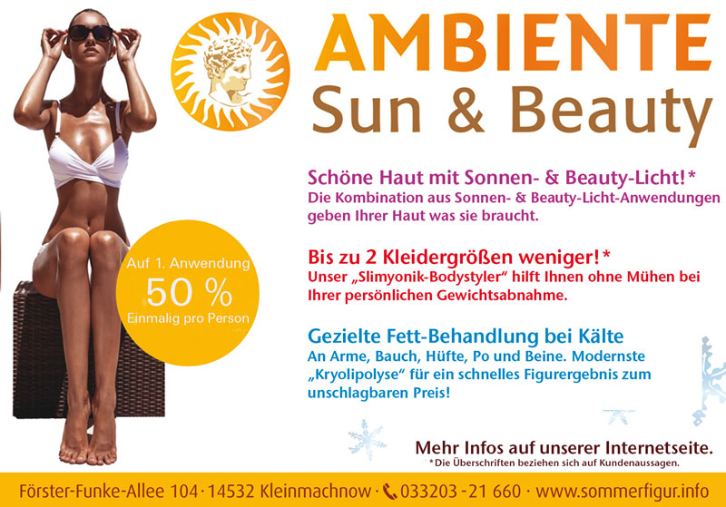 Foto von der Firma AMBIENTE Sun & Beauty GmbH