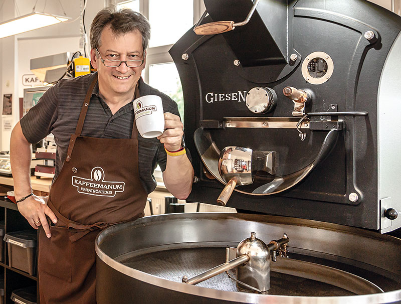 Foto von Volker Behrendt von der Firma KAFFEEMANUM – Privatrösterei