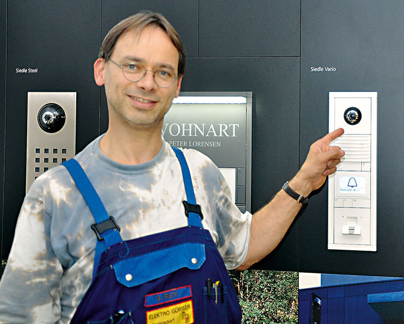 Foto von Bernd Rieck von der Firma Elektro Gürtler