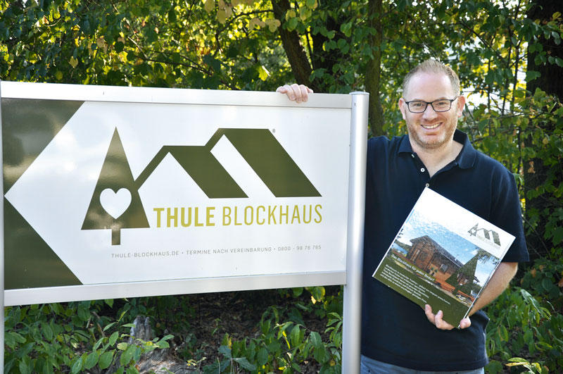 Foto von Daniel Vogel und Heiko Stark von der Firma Thule BLOCKHAUS GmbH
