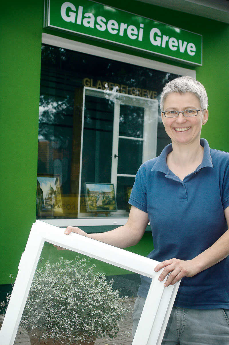 Foto von Carina Giepen von der Firma Bau- und Kunstglaserei Greve