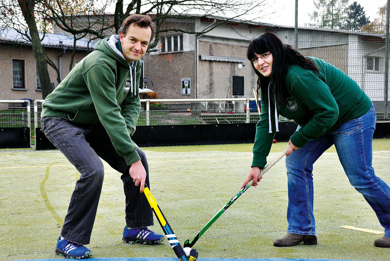 Foto von Dana Delorme und Henrik Bürger, Hockey Club Königs Wusterhausen 1966 e.V, Königs Wusterhausen