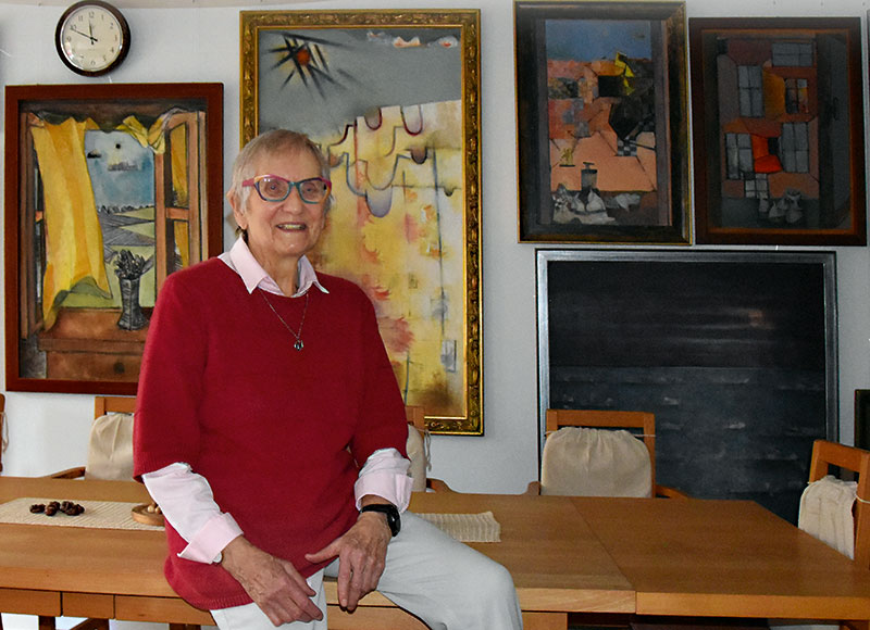 Foto von Bärbel Vahlpahl, Kunst-Sammlerin, Königs Wusterhausen