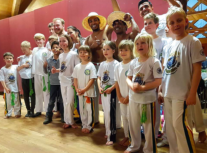 Foto von Katrin Kulig und Ronaldo Pereira, Capoeira-Gruppe, Königs Wusterhausen