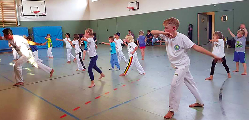 Foto von Katrin Kulig und Ronaldo Pereira, Capoeira-Gruppe, Königs Wusterhausen