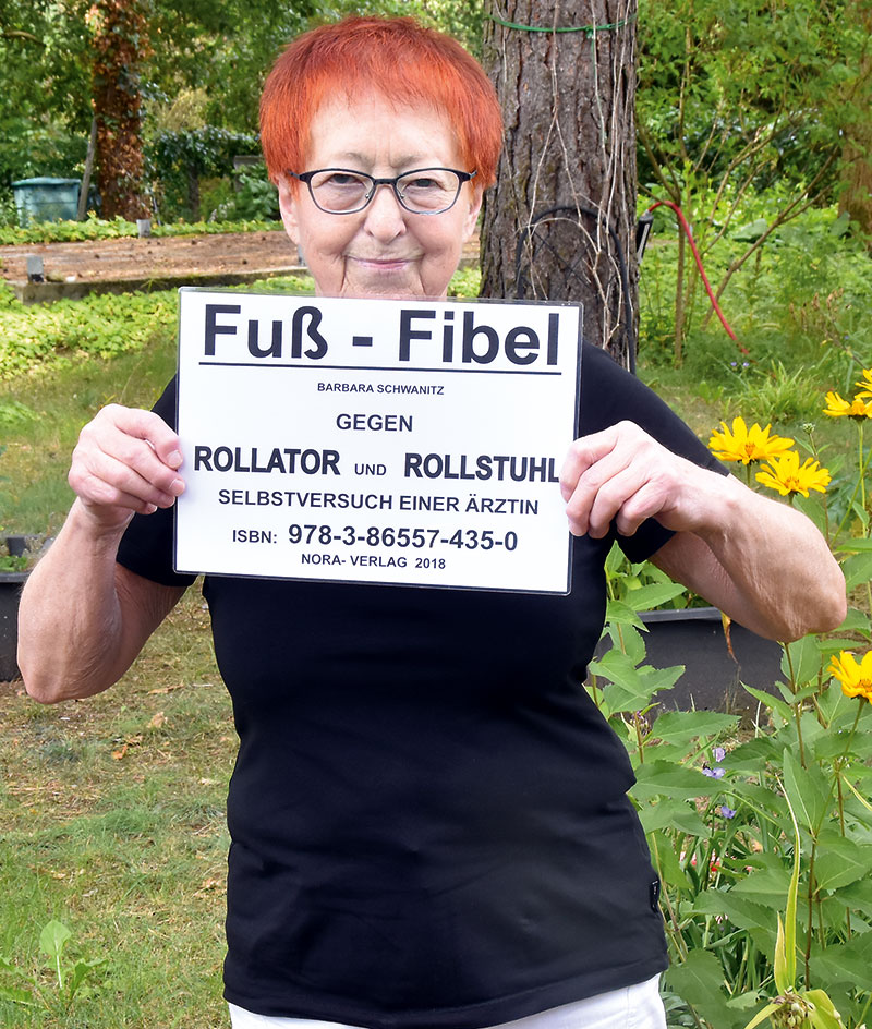 Foto von Dr. Barbara Schwanitz, „Fuß-Fibel“-Autorin, Königs Wusterhausen
