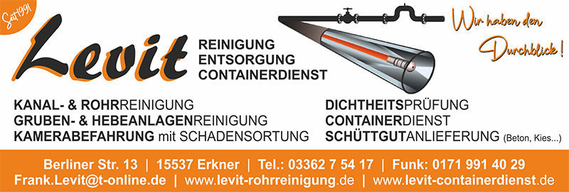 Foto von Frank Levit von der Firma Kanal- & Rohrreinigung Frank Levit Foto von Frank Levit von der Firma Kanal- & Rohrreinigung Frank Levit