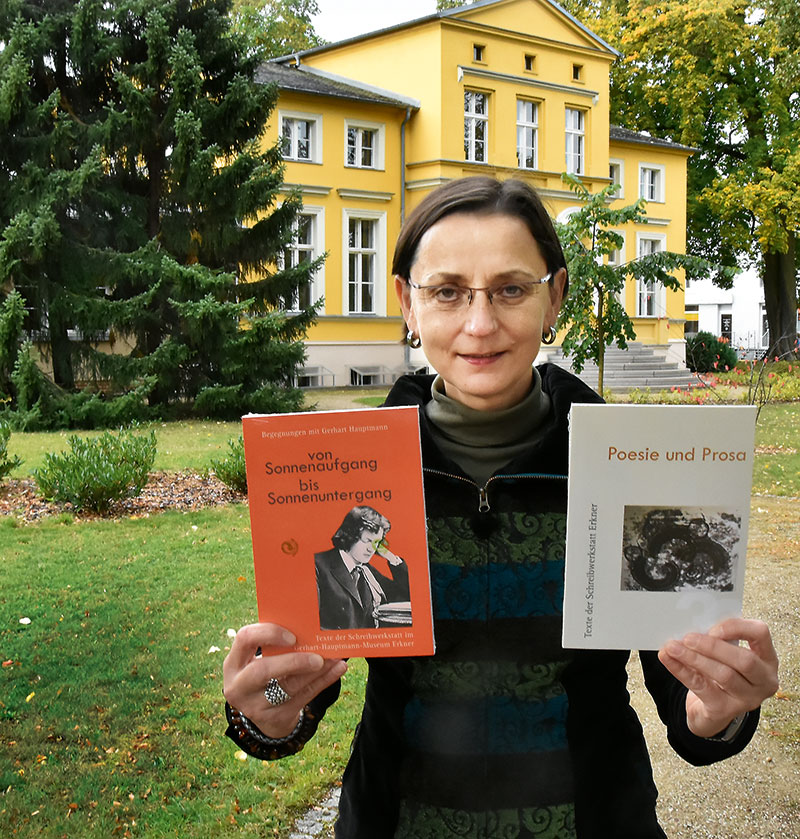 Foto von Dr. Katrin Sell, „Literaturbraut“, Rahnsdorf