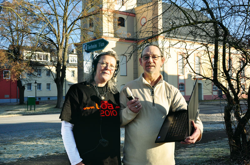 Foto von Helga Ternirsen und Eckhard Ternirsen, Sendestudio Ternirsen, Schenkenländchen
