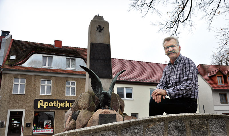 Foto von Heinrich Krause, Denkmal-Detektiv von Teupitz, Schenkenländchen