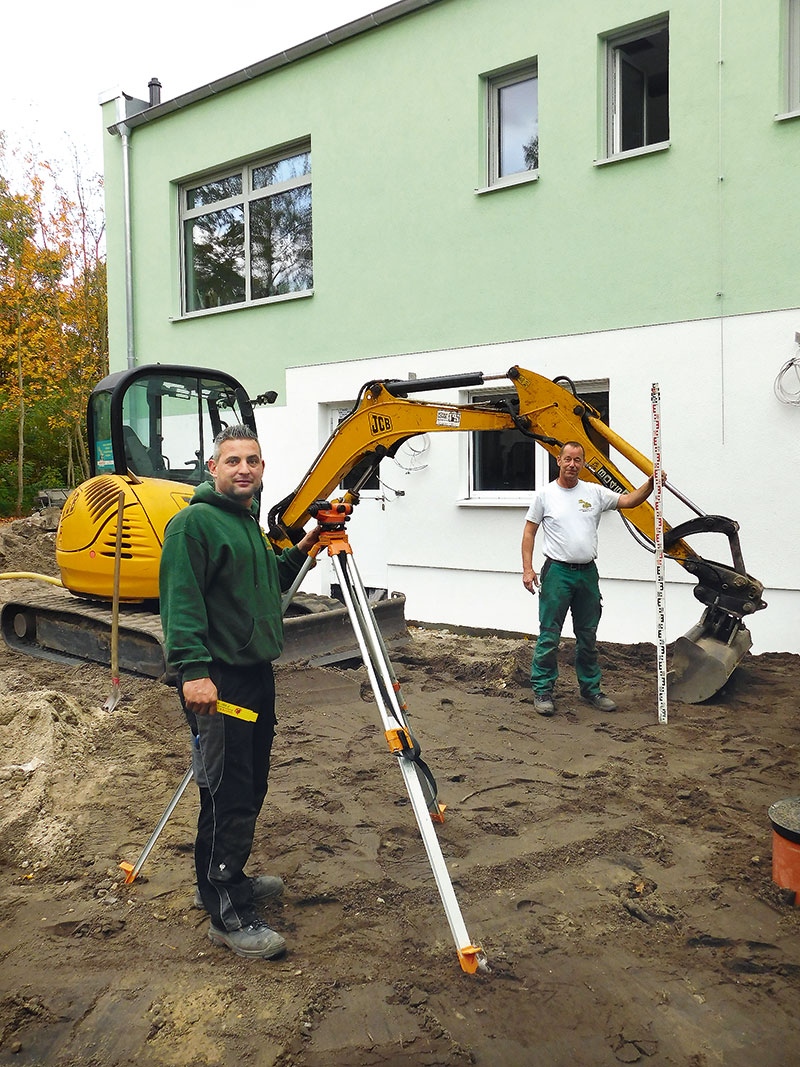 Foto von Matthias Bartsch und Frank Urban von der Firma Bartsch & Urban Landschaftsbau GmbH