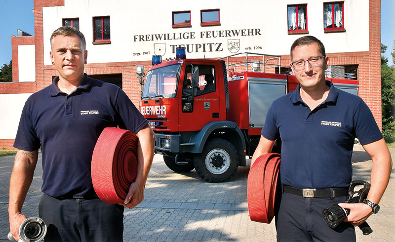 Foto von Peter Kohlhase und Sven Schütze, Freiwillige Feuerwehr Teupitz, Schenkenländchen