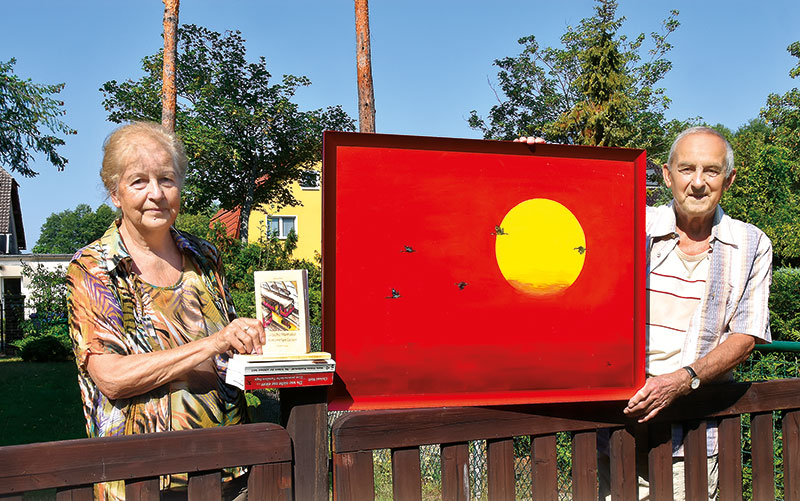 Foto von Christel Weiß und Johannes Weiß, Künstler-Ehepaar, Schenkenländchen