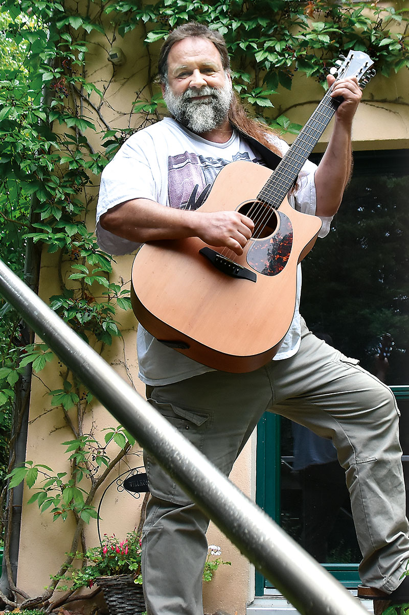 Foto von Olaf Parnack, Rockband Graubart, Schenkenländchen