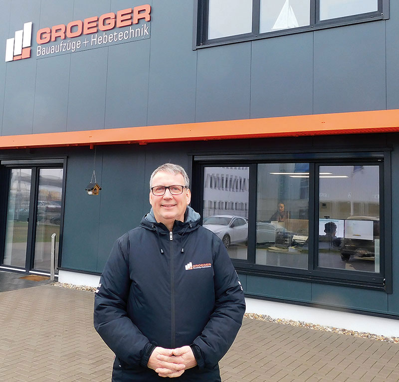 Foto von Siegfried Groeger von der Firma GROEGER Bauaufzüge + Hebetechnik GmbH