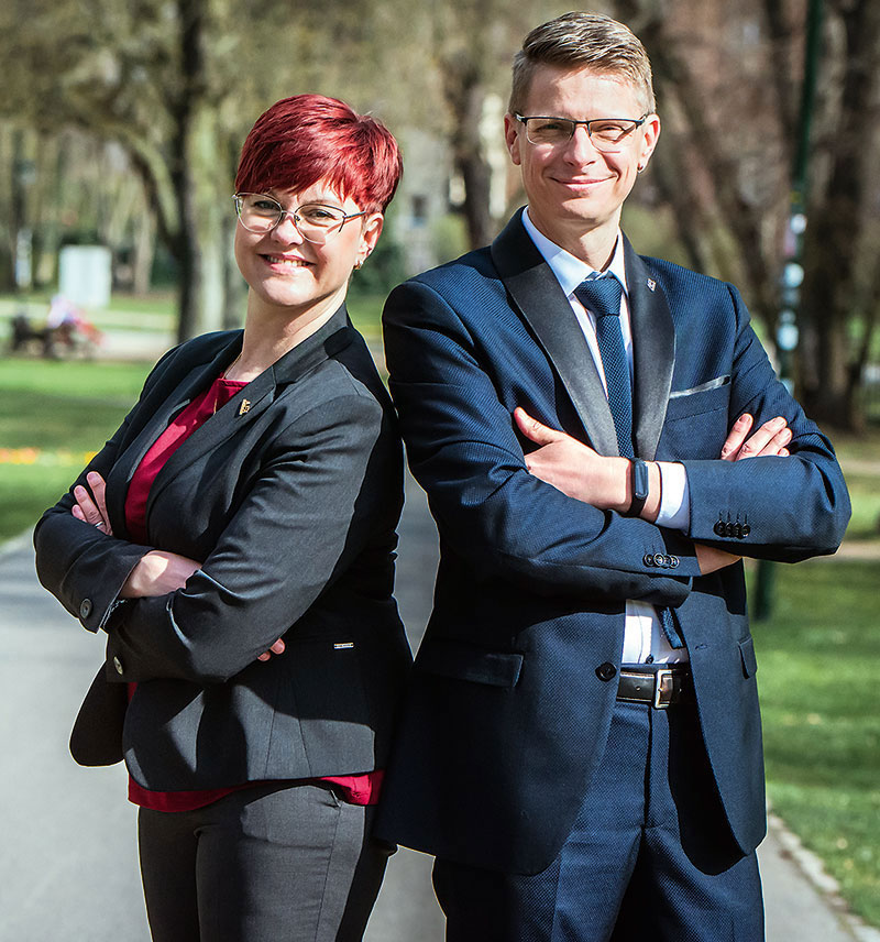 Foto von Kathrin Lorenz und Andreas Roßbander von der Firma AFA Agentur Bernau