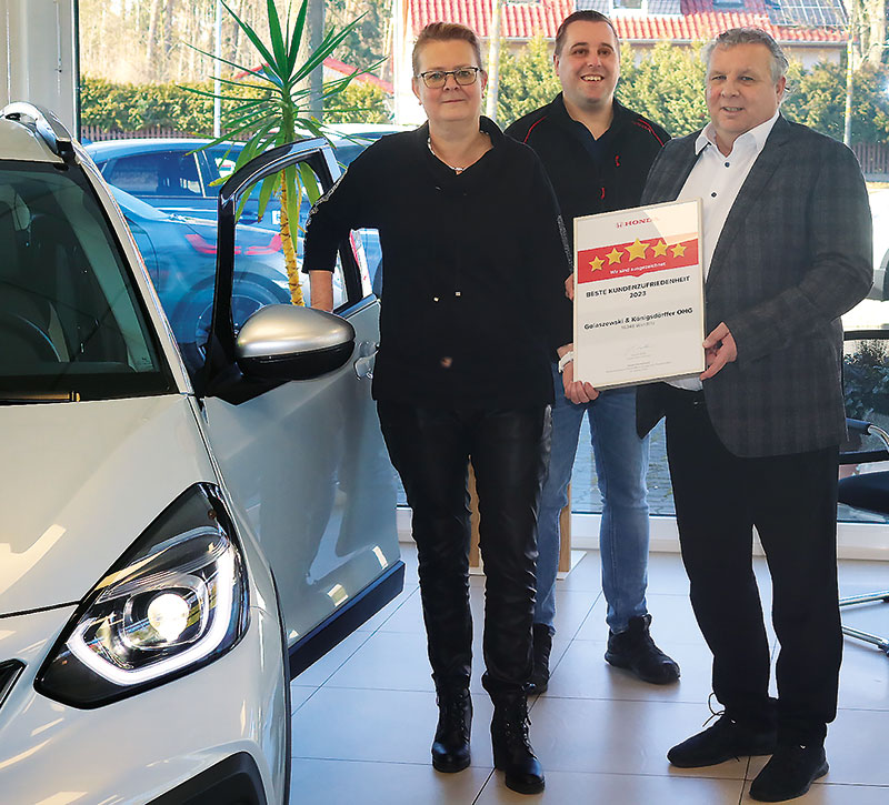 Foto von Diana Golaszewski und Kai Golaszewski von der Firma Autohaus Golaszewski & Königsdörffer oHG Vertragshändler für HONDA und SsangYong