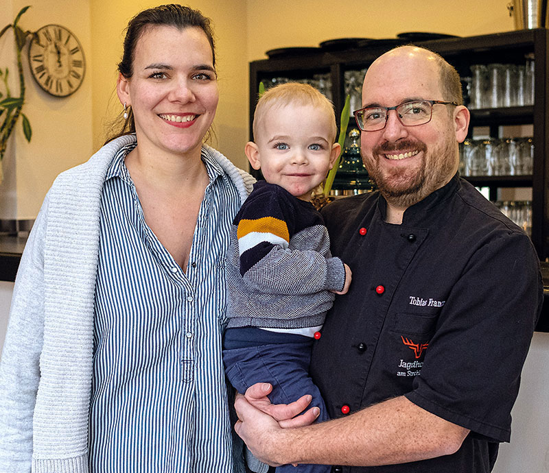 Foto von Gisela Francz-Griese und Tobias Francz von der Firma Jagdhotel am Strehlesee