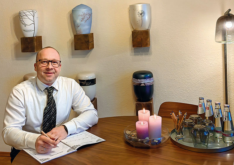 Foto von Nadine Heinrich und Danny Heinrich von der Firma Bestattungshaus Wandlitz