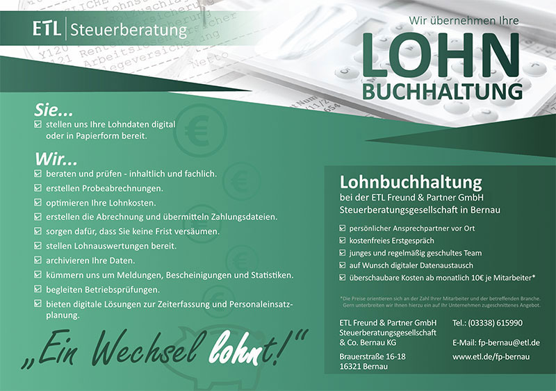 Foto von Björn Darge von der Firma ETL Freund & Partner GmbH Steuerberatungsgesellschaft & Co. Bernau KG Foto von Björn Darge von der Firma ETL Freund & Partner GmbH Steuerberatungsgesellschaft & Co. Bernau KG