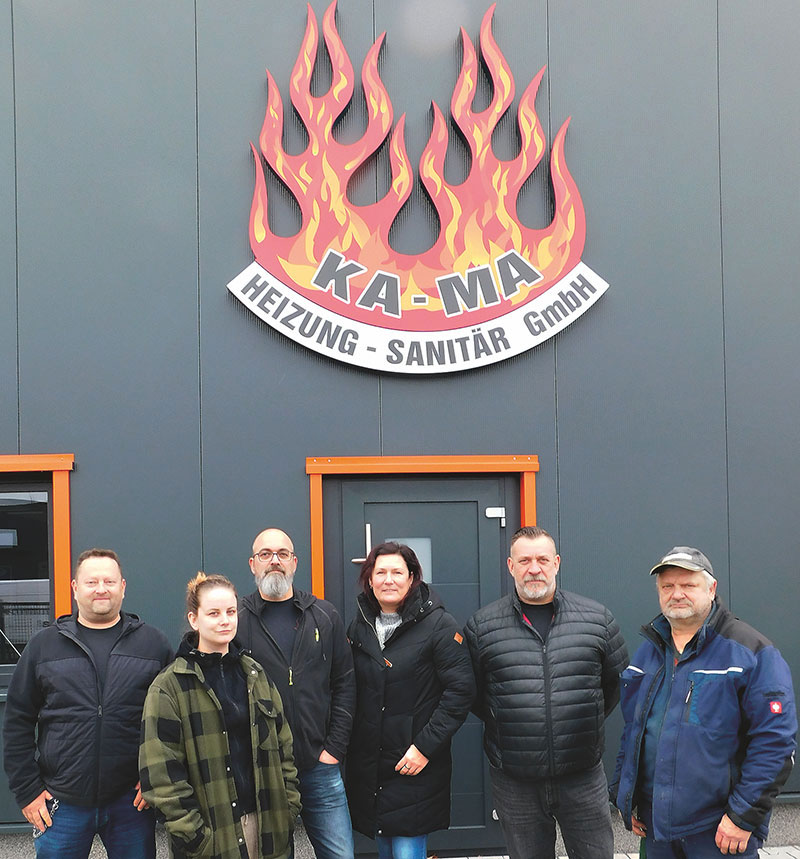 Foto von Matthias Lehmann und Karsten Prosetzki von der Firma KA-MA Heizung und Sanitär GmbH Foto von Matthias Lehmann und Karsten Prosetzki von der Firma KA-MA Heizung und Sanitär GmbH