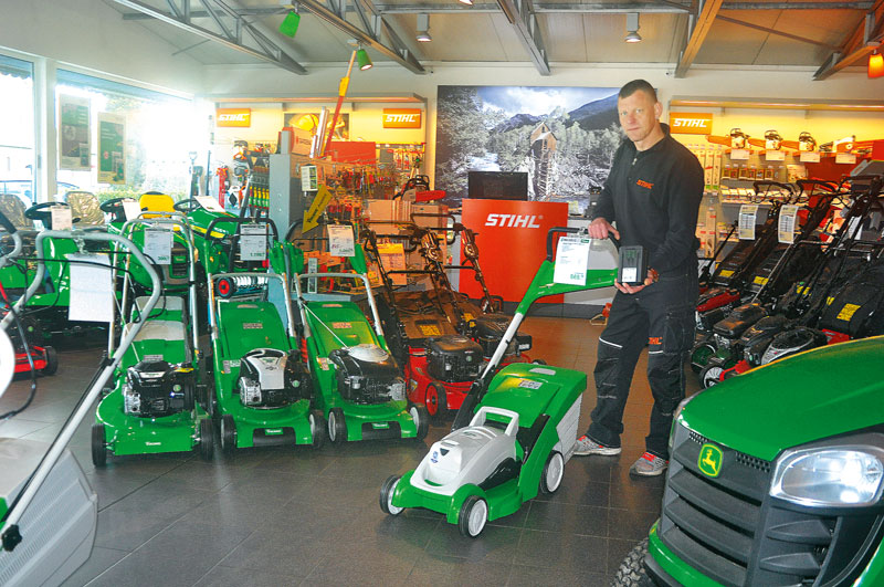 Foto von Torsten Jende und Endrik Jende von der Firma Forst- & Gartentechnik Jende