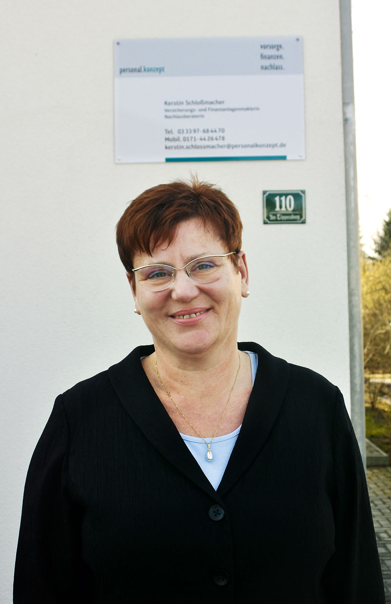 Foto von Kerstin Schloßmacher von der Firma personalkonzept vorsorge. finanzen. nachlass