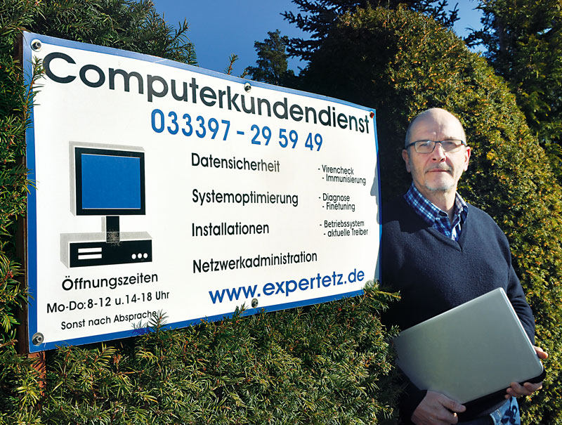 Foto von Klaus Tetzlaff von der Firma Computerkundendienst experTetz
