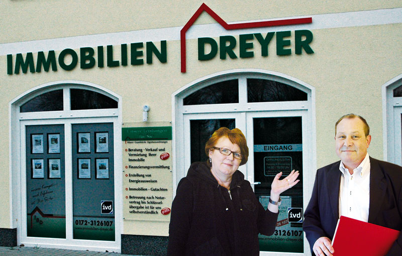 Foto von Dipl.-Jurist (FH) Barbara Dreyer und Dipl.-Jurist (FH) Olaf Dreyer von der Firma IBD – Immobilien Dreyer