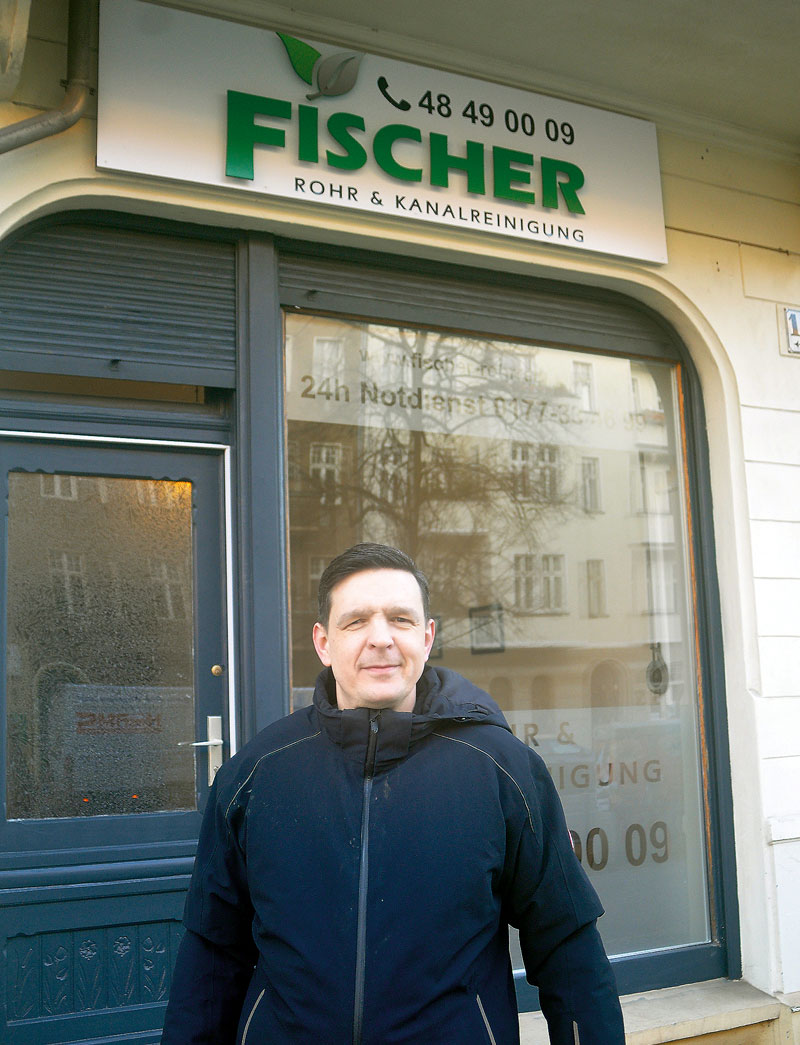 Foto von Peter Fischer von der Firma Rohr- und Kanalreinigung Fischer