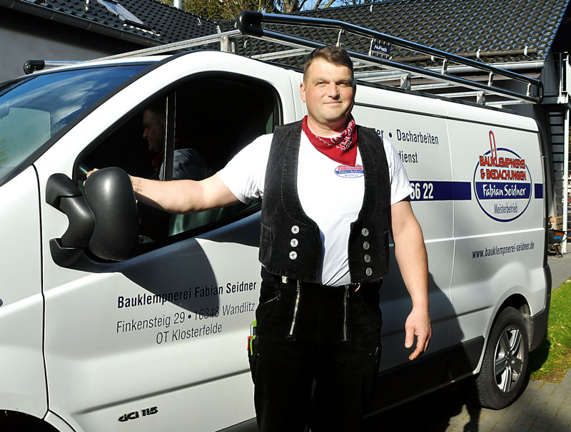 Foto von Fabian Seidner von der Firma Bauklempnerei & Bedachungen Fabian Seidner