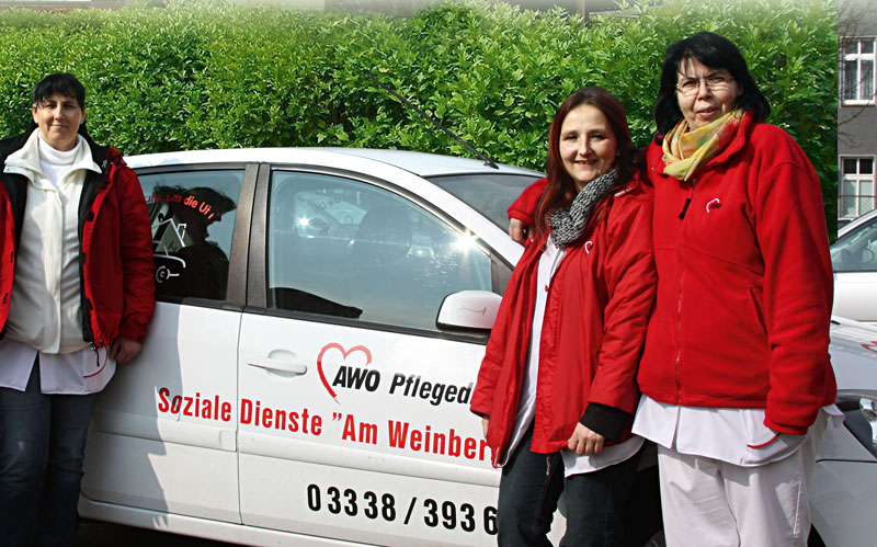 Foto von Leiterin Petra Behrendt von der Firma AWO Altenpflegeheim Wohnen „Am Weinberg“