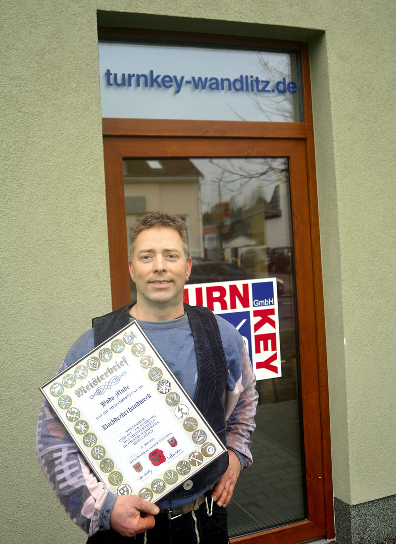 Foto von Normen Toletzki und Frank Dietrich und Bodo Mude von der Firma TURN KEY Elektro GmbH Foto von Normen Toletzki und Frank Dietrich und Bodo Mude von der Firma TURN KEY Elektro GmbH