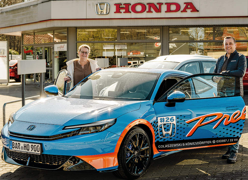 Foto von Diana Golaszewski und Kai Golaszewski von der Firma Autohaus Golaszewski & Königsdörffer oHG Vertragshändler für HONDA