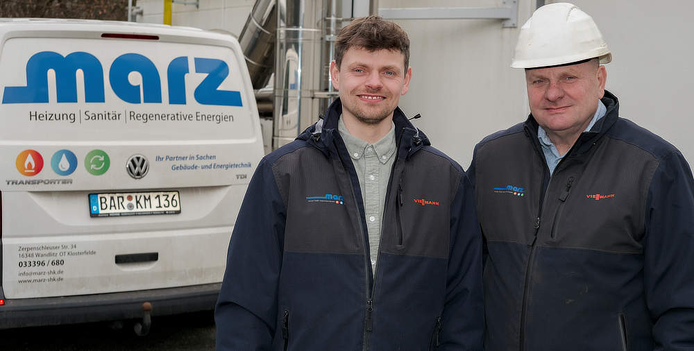Foto von Karl-Heinz Marz und Tobias Marz von der Firma Marz OHG