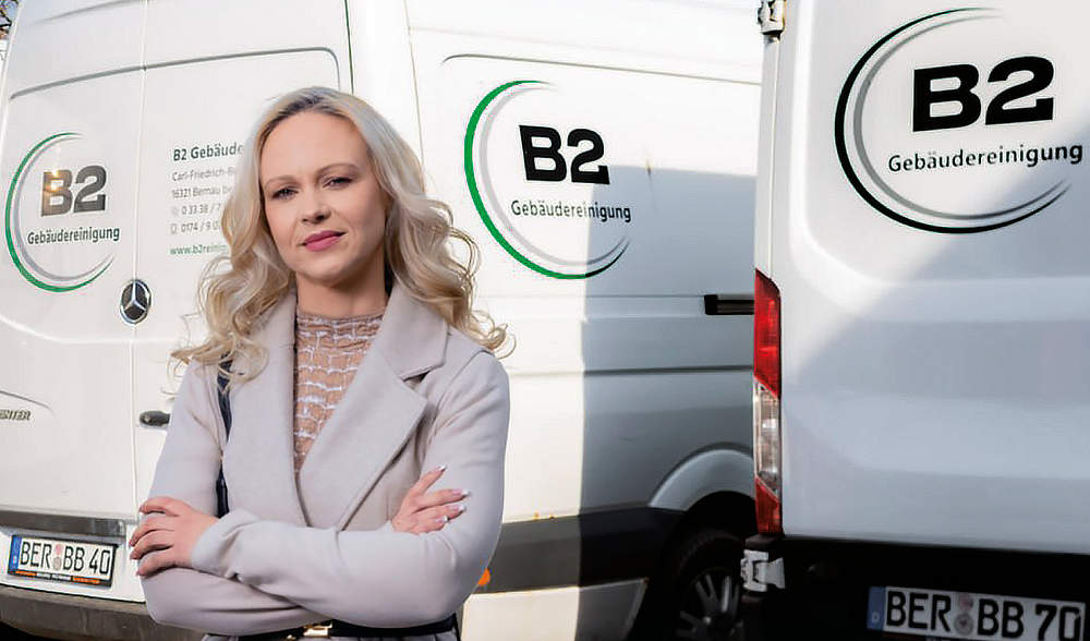 Foto von Oksana Biebricher von der Firma Biebricher Gebäudereinigung GmbH