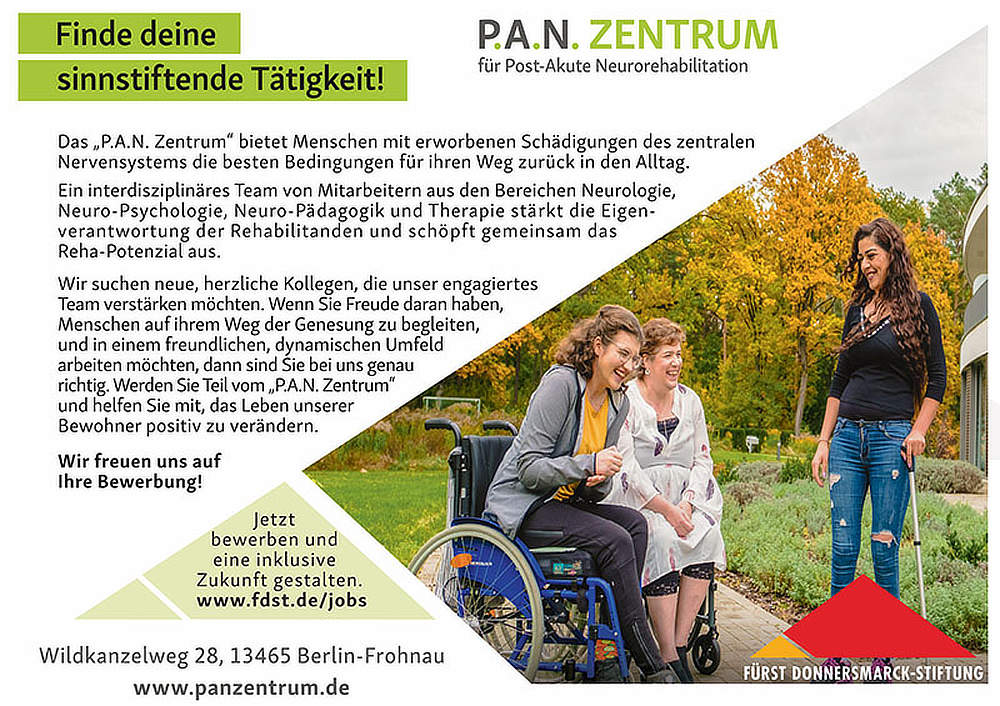 Foto von der Firma P.A.N. Zentrum für Post-Akute Neurorehabilitation Foto von der Firma P.A.N. Zentrum für Post-Akute Neurorehabilitation