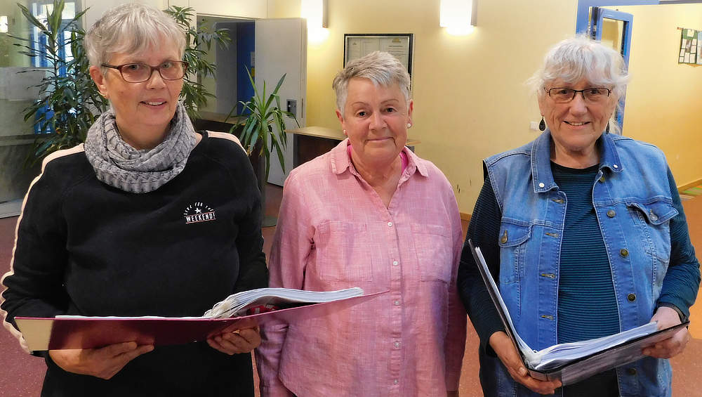 Foto von Heidemarie Simon und Beate Bramer und Petra Woytascheky, Chor Jubilate e.V., Wandlitz