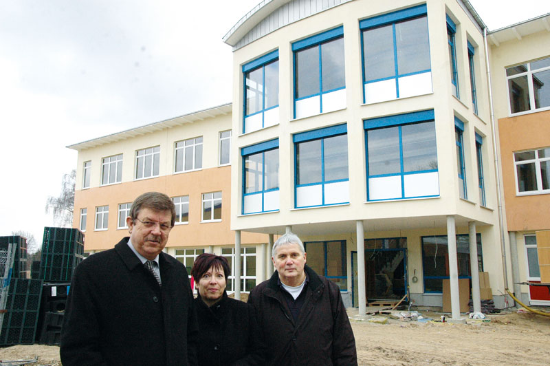 Foto von Hans-Joachim Auge und Maria Brandt und Peter Liebehenschel und Christian Schmidt und Ingo Musewald und Jürgen Krajewski und Frank Liste und Klaus Pawlowski und Nadine Kieprowski, Ortsvorsteher, Wandlitz