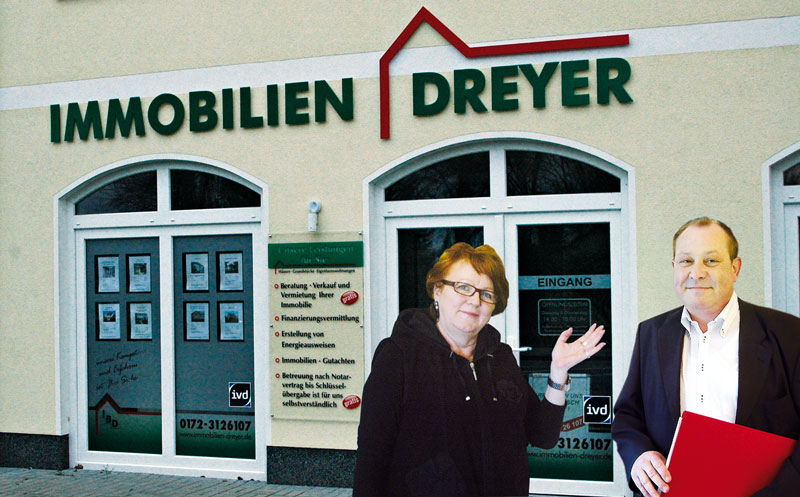 Foto von Dipl.-Jurist (FH) Barbara Dreyer und Dipl.-Jurist (FH) Olaf Dreyer von der Firma IBD – Immobilien Dreyer