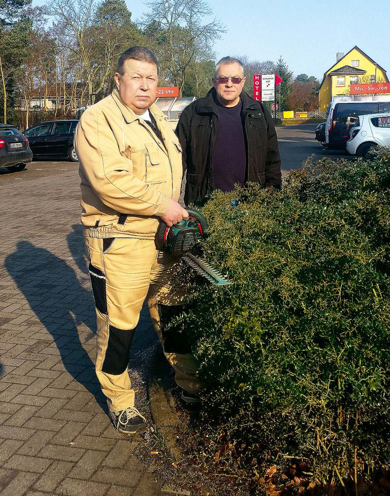 Foto von Jörg Sandig und Hans-Joachim Böse von der Firma Aristo Verwaltung von Haus- und Grundbesitz GmbH