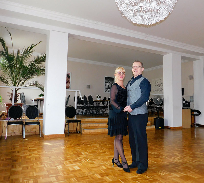 Foto von Kersten Steiniger von der Firma Tanzschule Kersten im Ballhaus Wandlitz